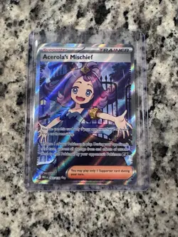 Acerola's Mischief Pokemon TCG 165/132 Me01: Mega Evolution Full Art Trainer - Image 1