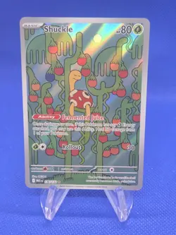 Pokemon ME01: Mega Evolution Shuckle 136/132 Illustration Rare NM - Image 1