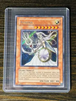 YuGiOh! TCG - ATHENA [PP02-EN018] SECRET RARE - Unlimited Ed - Near Mint (NM) - Image 3