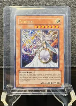 YuGiOh! TCG - ATHENA [PP02-EN018] SECRET RARE - Unlimited Ed - Near Mint (NM) - Image 5