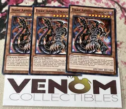3x (M/NM) - Dark Armed Dragon - SDPD-EN016 - Common - 1st Edition YuGiOh - Image 1