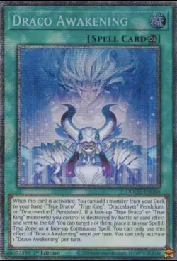 Yu-Gi-Oh! Draco Awakening - DOOD-EN064 - Starlight Rare - 1st Edition NM - Image 1