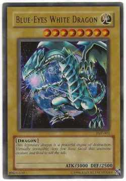 Yu-Gi-Oh! Blue-Eyes White Dragon Ultra Rare JMP-001 Shonen Jump Promo LP - Image 1
