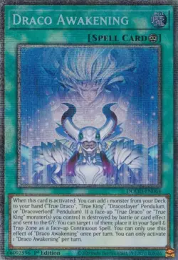 Yugioh! Draco Awakening - DOOD-EN064 - Starlight Rare - 1st Edition Near Mint, E - Image 1