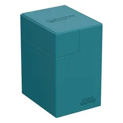 Ultimate Guard 133+ Xenoskin Flip n Tray Deck Case Card Box Petrol UGD011390 - Image 1