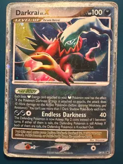 Darkrai LV.X - DP19 Ultra Rare Diamond & Pearl Promo Pokmeon Card - DMG - Image 1