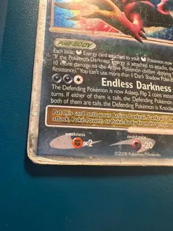 Darkrai LV.X - DP19 Ultra Rare Diamond & Pearl Promo Pokmeon Card - DMG - Image 2
