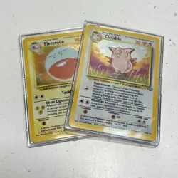 1999 Pokemon Holographic Jungle Trading Card Singles (Set Of 2) - Image 1