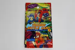 1996 Dragon Quest Trading Battle Card 2 1x Sealed Pack - Image 1