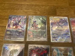Japanese Pokemon 17 Card Lot - Miraidon, Koriadon, Groudon, Yveltal, Glaceon - Image 2