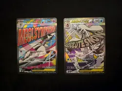 Pokemon TCG Mega Dream EX Card Bundle 2 x Mega Attack cards - Image 1
