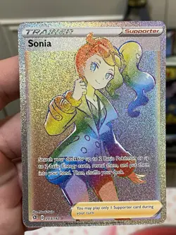 Pokemon TCG Lot Of 4 Secret Rare Rainbow Trainer Cards Marnie,Sonia,Serena,Irida - Image 3