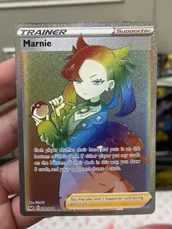 Pokemon TCG Lot Of 4 Secret Rare Rainbow Trainer Cards Marnie,Sonia,Serena,Irida - Image 5