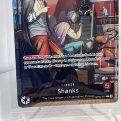One Piece Shanks Leader PSA Exclusive Promo Card #OP09-001 Sealed - Image 3