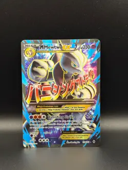 Pokemon XY Breakthrough MEGA Mewtwo EX Full Art Ultra Rare Card 159/162 2015 LP - Image 1
