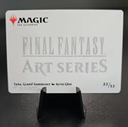 Yuna, Grand Summoner Art Series Card (Gold-Stamped) 22 Final Fantasy MTG NM - Image 2