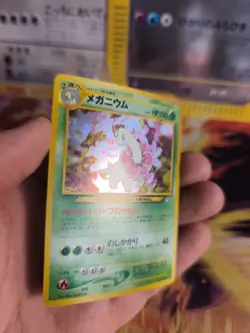 Pokemon Karte Card Meganie Meganium Neo Genesis Promo Holo Wotc japanese NM- - Image 3