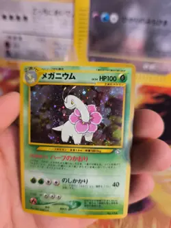 Pokemon Karte Card Meganie Meganium Neo Genesis Promo Holo Wotc japanese NM- - Image 4