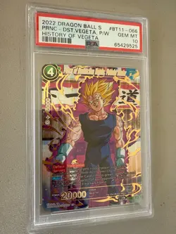 PSA 10 Prince of Destruction Vegeta Prideful Warrior Dragon Ball Super Card - Image 1