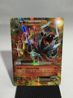 Pokemon TCG Mega-Houndoom-EX Holo Rare Card Breakthrough 22/162 - Image 2