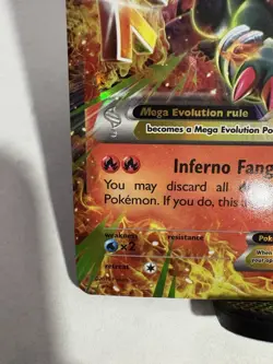 Pokemon TCG Mega-Houndoom-EX Holo Rare Card Breakthrough 22/162 - Image 5