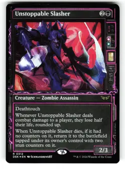 Unstoppable Slasher #312 (Showcase) (NM) (Foil) (DSK) Magic MTG - Image 1