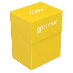 Ultimate Guard 80+ Standard Size Deck Box Yellow UGD010260 MTG TCG YGO Pokemon - Image 1