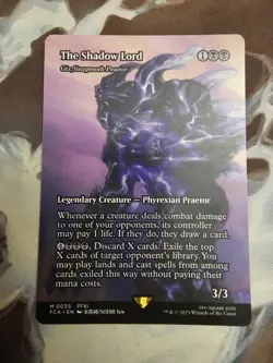 1x The Shadow Lord Gix, Yawgmoth Praetor, Showcase, Final Fantasy, Magic MTG NM - Image 1