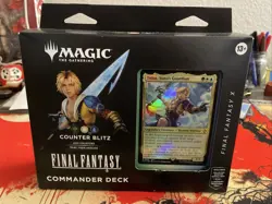 Magic the Gathering Final Fantasy Sealed Tidus Counter Blitz Commander Deck - Image 3