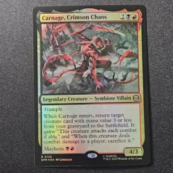 Carnage, Crimson Chaos - R - Marvel's Spider-Man #125 - NM - Foil - Image 1