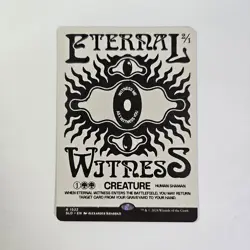 NM Eternal Witness Secret Lair Deceptive Divination MTG SLD Borderless - Image 1