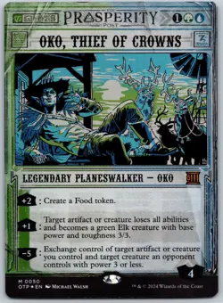 Oko, Thief of Crowns Foil M Outlaws of Thunder Junction: Breaking News 50 NM - Image 1