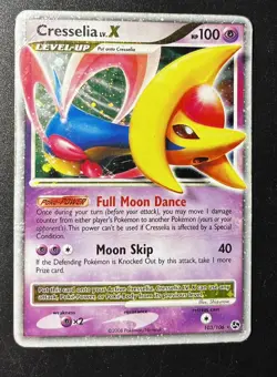 🔥Pokemon Cresselia LV.X Great Encounters 103/105 DMG READ DESCRIPTION 🔥 - Image 3