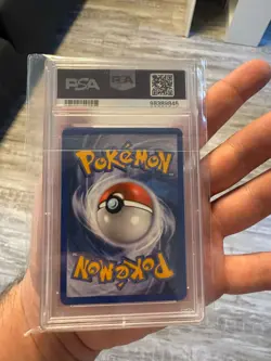 2005 Pokemon Unseen Forces | HOLO | Vaporeon EX | #19 | PSA 9 - Image 2