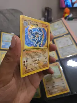 Holographic Machamp [1st Edition] #8 Pokemon Base Set - Image 3