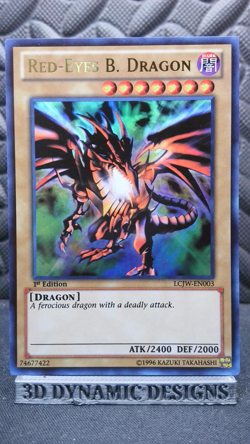 | Yugioh Red-Eyes B. Dragon LCJW-EN003 1st Joeys World Ultra Rare NM ?? | - Image 1