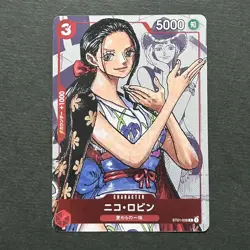 S3549 Nico Robin ST01-008 25th Anniversary Edition Japanese One Piece Card - Image 1
