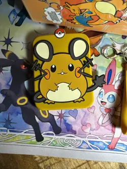 Dedenne Pokemon Tcg Silicone Card Display Keychain Nintendo - Image 2