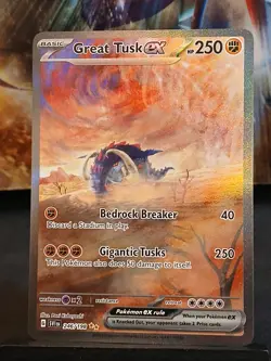 Great Tusk ex 246/198 SV01: Scarlet & Violet Base Set Pokemon Card - Image 2