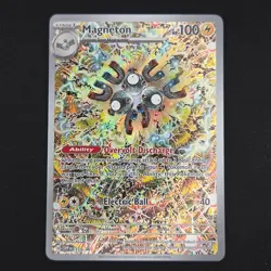 Pokemon TCG Card Magneton SVP 159 Surging Sparks ETB Black Star Promo - NM - Image 1