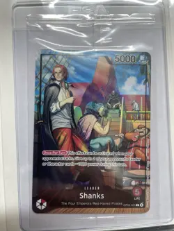 One Piece TCG Shanks PSA Magazine Promo Card OP09-001 New Sealed Street Fighter - Image 2