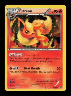 Flareon 13/98 Cosmos Holo Uncommon XY - Ancient Origins Pokemon Card - Image 1