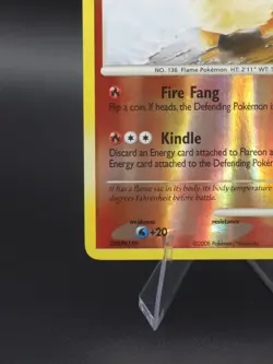 Flareon 19/100 Reverse Holo Rare - Majestic Dawn 2008 - LP Pokemon Card TCG - Image 3