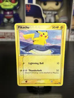 Pikachu #12/17 - POP 5 Series - Non Holo Pokemon Card - Image 1