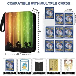 Pokemon Card Binder 9 Pocket (Holds 900) Trading Card Binder - Image 2