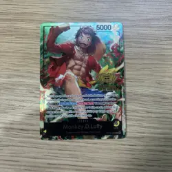 One Piece Tcg St13-003 Monkey.D.Luffy 2nd Anniversary Winner Card Promo - Image 1