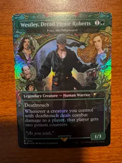Westley, Dread Pirate Roberts - Fynn, the Fangbearer Foil Magic MTG Secret Lair - Image 1
