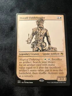 1x Oswald Fiddlebender, Showcase Art, Magic the Gathering MTG NM - Image 1