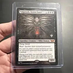 Valgavoth, Terror Eater Duskmourn House of Horror Magic The Gathering M/NM Promo - Image 1