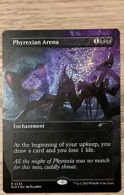 Phyrexian Arena [New, Near Mint] *Confetti Foil* {Furby SLD} - Image 1